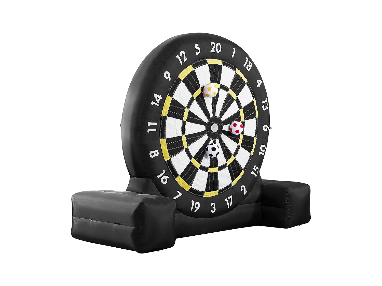 Nadmuchiwana Bramka do Piłki Nożnej SucceBuy, 2500 mm, 9 Piłek i Pompą Powietrza