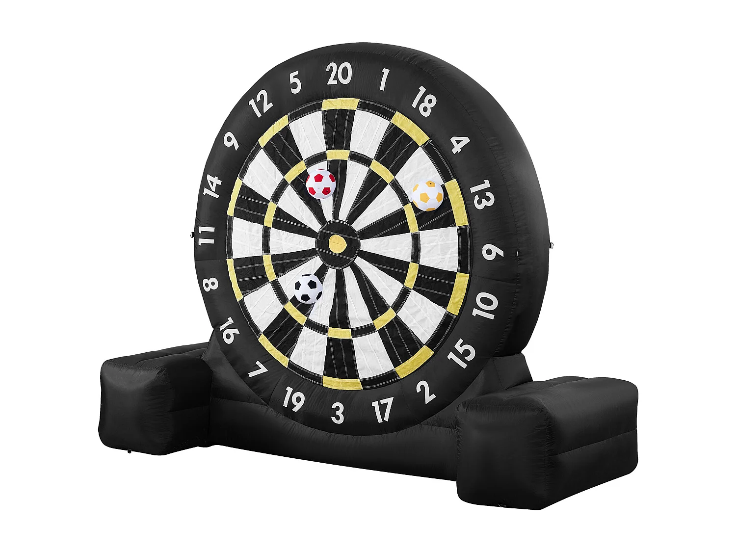 Aufblasbares Fußballtor SucceBuy, 3000 mm, 9 Bälle und Luftpumpe