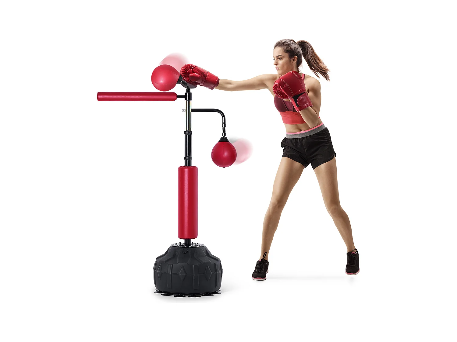 Sac de Frappe SucceBuy, Sac de Frappe Réflexe avec Support pour Adolescents et Adultes