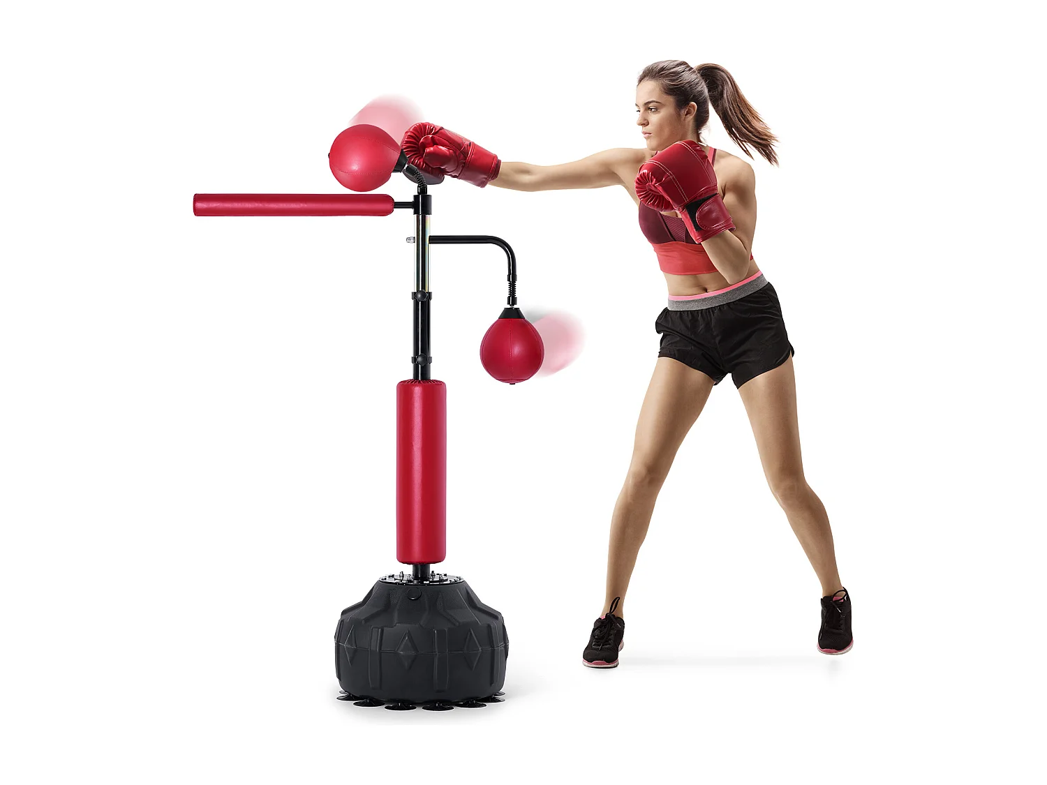 Sac de Frappe SucceBuy, Sac de Frappe Réflexe avec Support pour Adolescents et Adultes