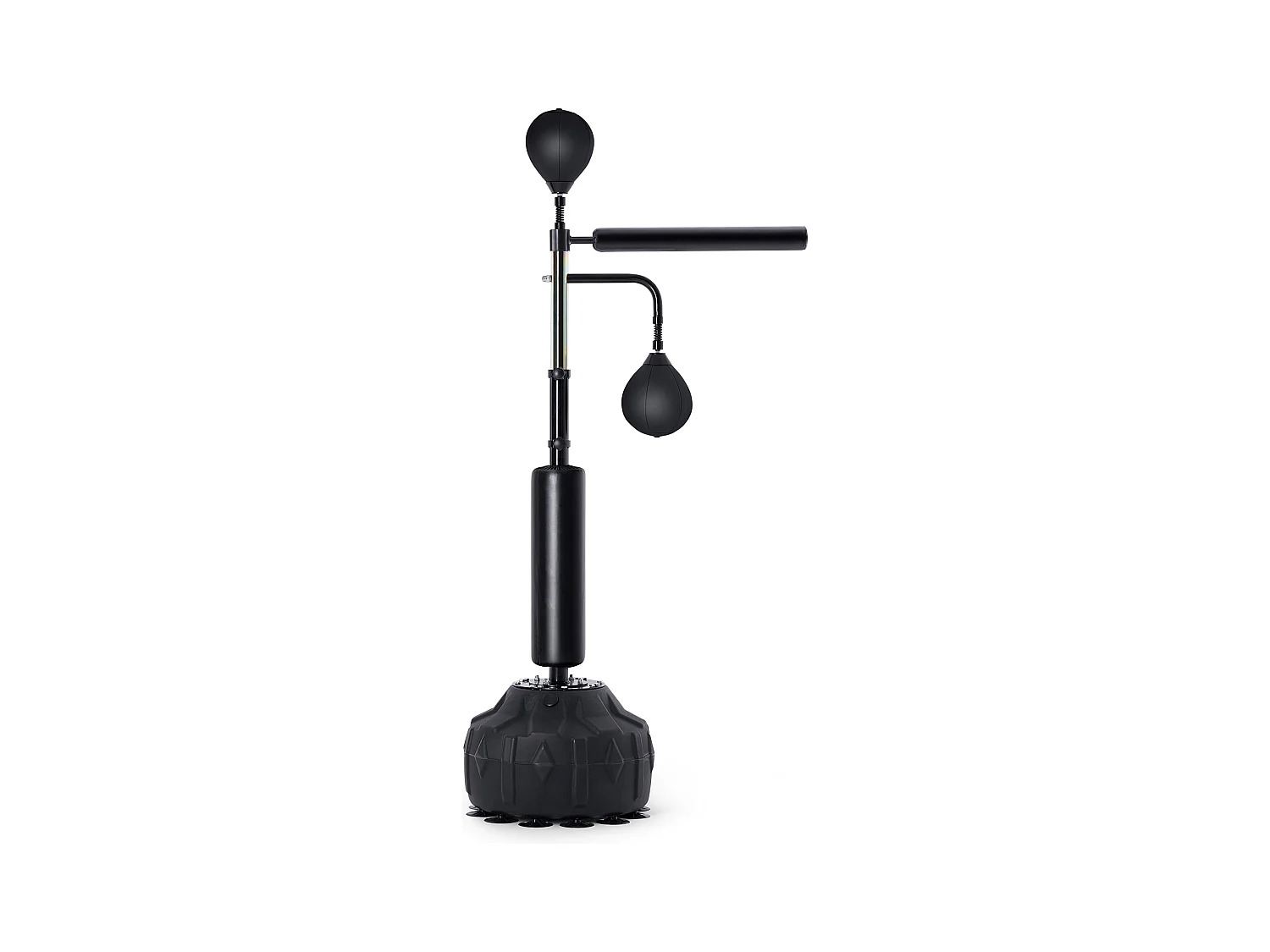 Sac de Impacto SucceBuy, Entrenador de Velocidad de Boxeo Ajustable, Acero al Carbono y PEHD, Negro