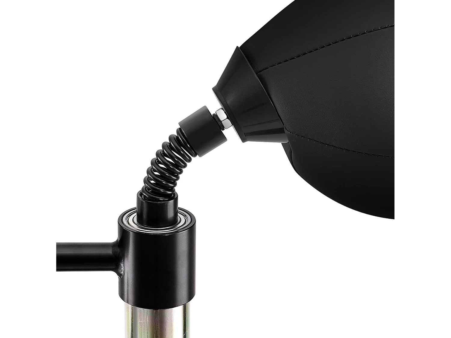 Sac de Frappe SucceBuy, Entraîneur de Vitesse de Boxe RÉglable, Acier au Carbone et PEHD, Noir