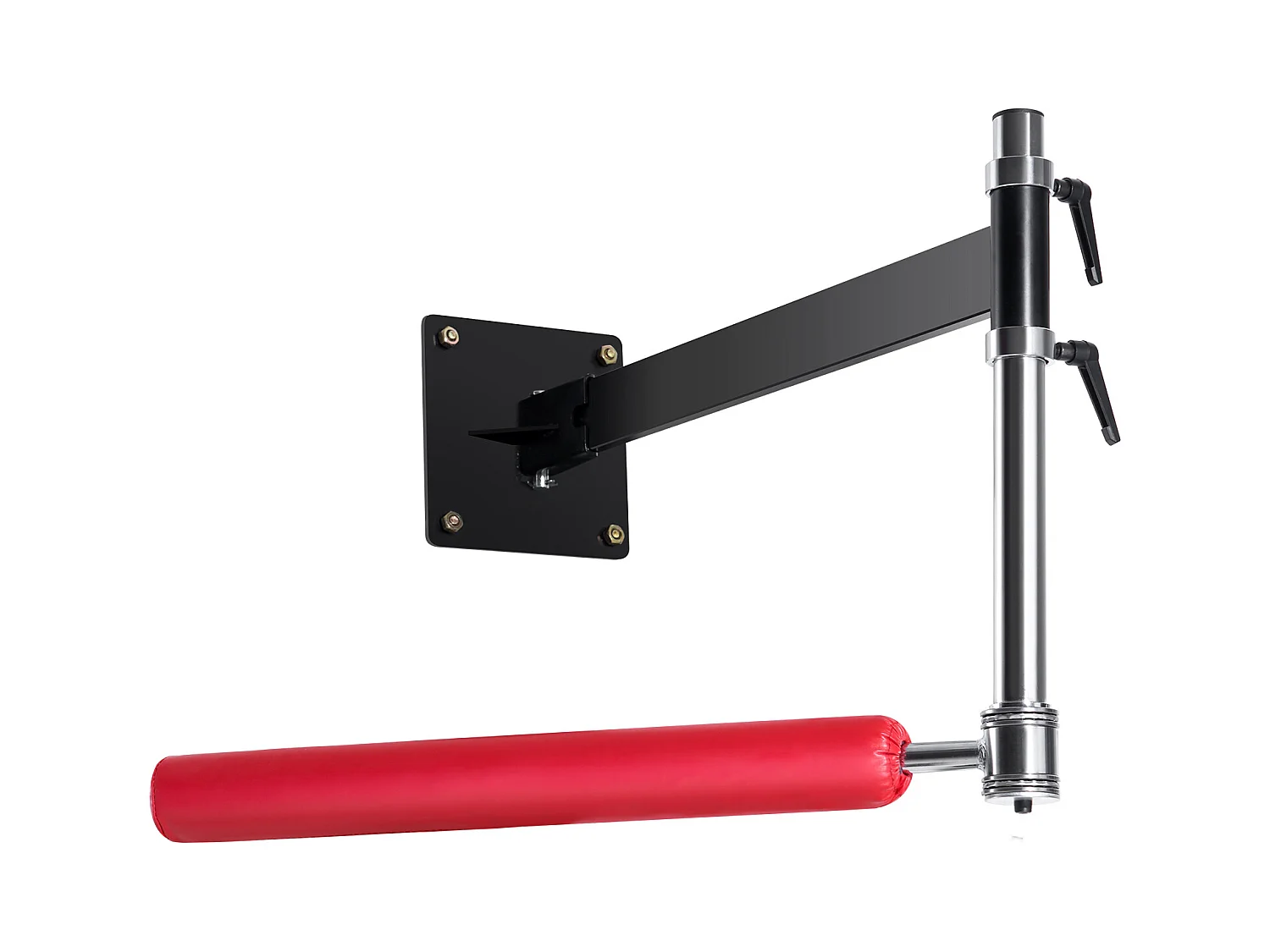 Sac de Frappe SucceBuy, Barre de Boxe Murale Réglable avec Gants Rouge, pour Exercice à Domicile, Soulagement du Stress et Fitness