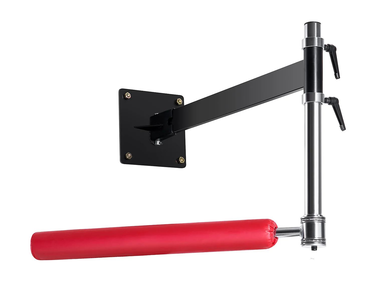 Sac de Frappe SucceBuy, Barre de Boxe Murale Réglable avec Gants Rouge, pour Exercice à Domicile, Soulagement du Stress et Fitness