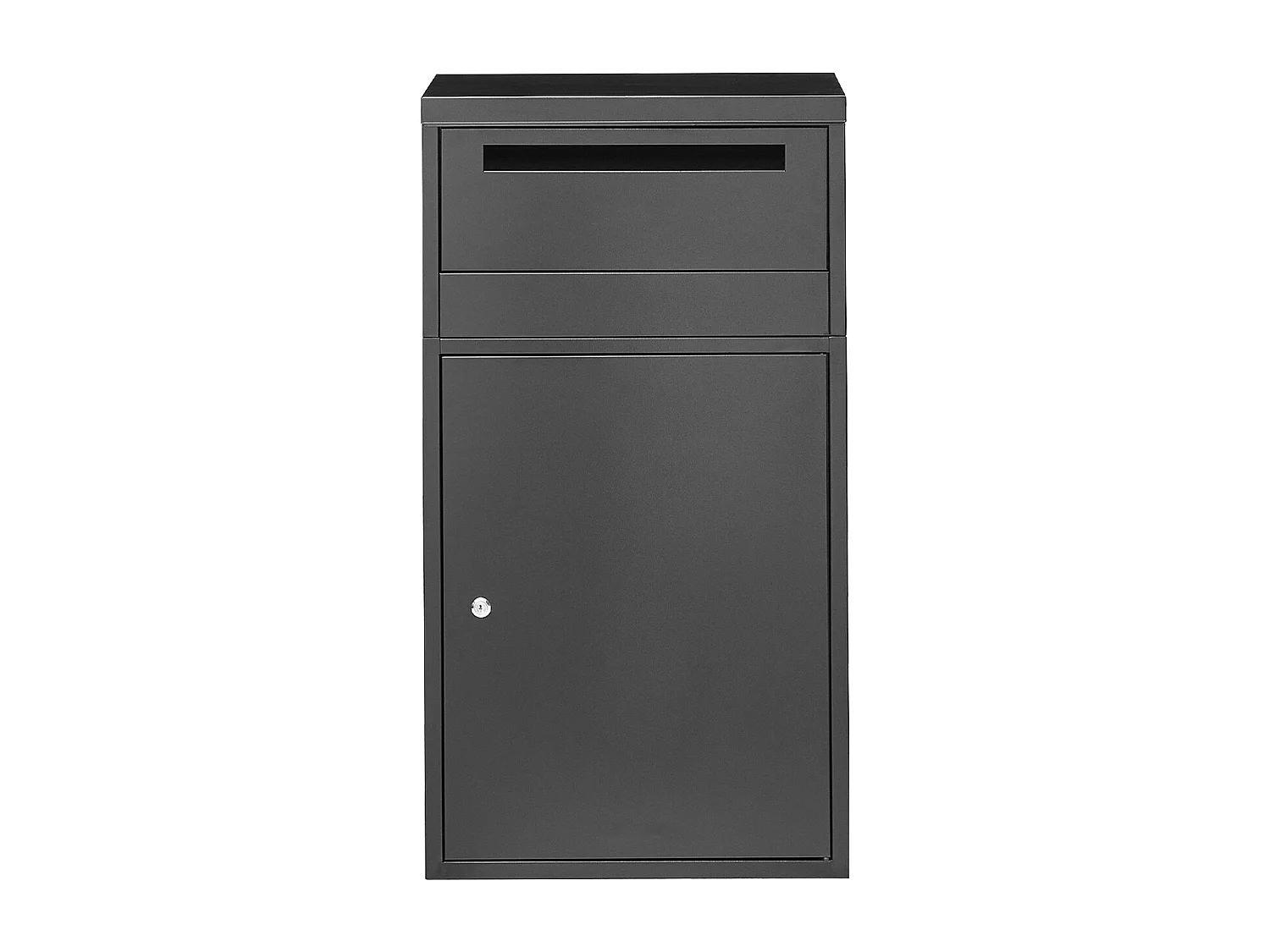 Briefkasten SucceBuy Sicherer Paketkasten für den Außenbereich mit Schloss, 91 cm Breit, für die Zustellung