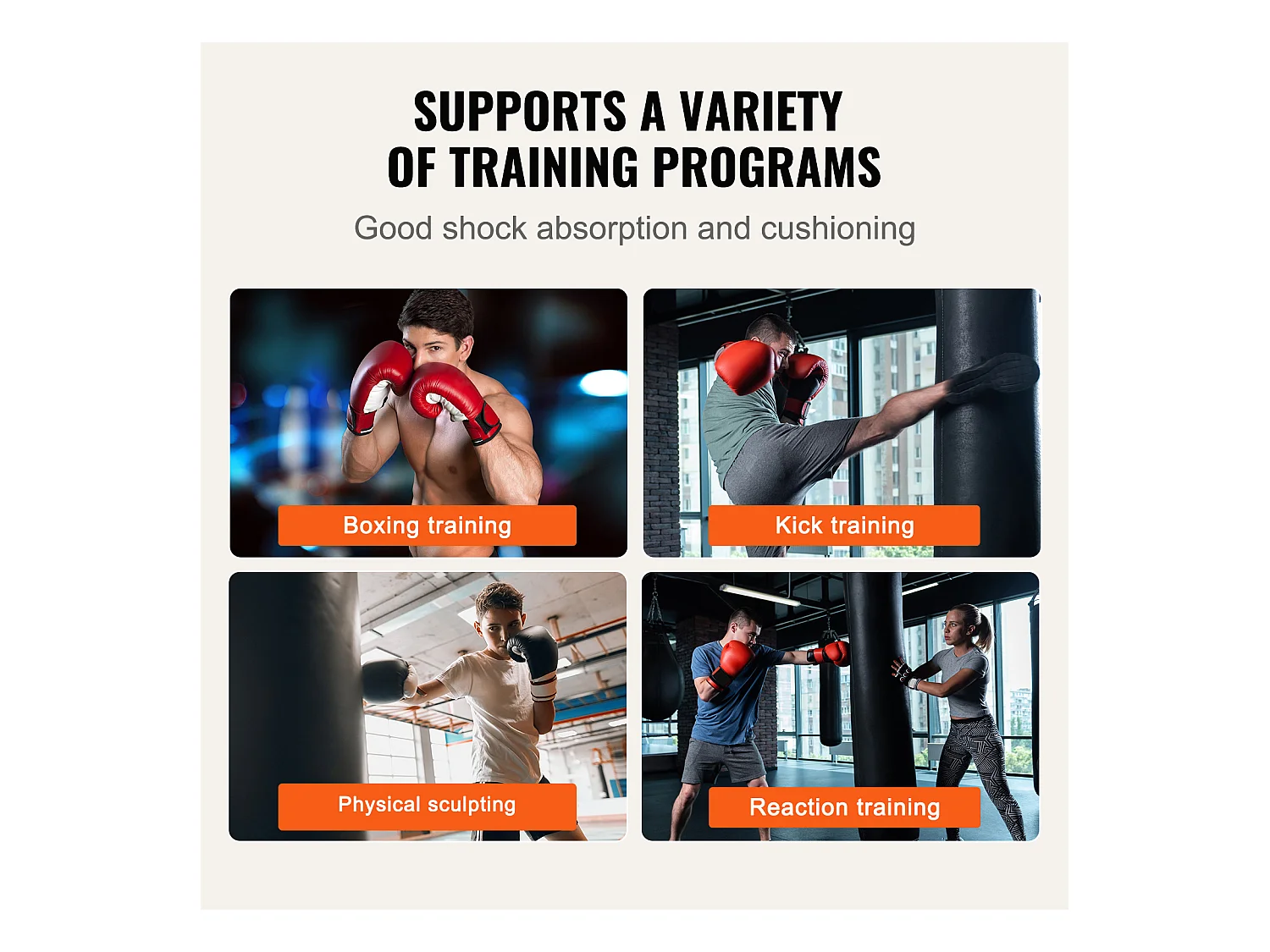 Sac de Frappe SucceBuy, Sac de Suspension Durable en PVC Lourd de 1,2 m, pour Exercice à Domicile, Soulagement du Stress et Fitness