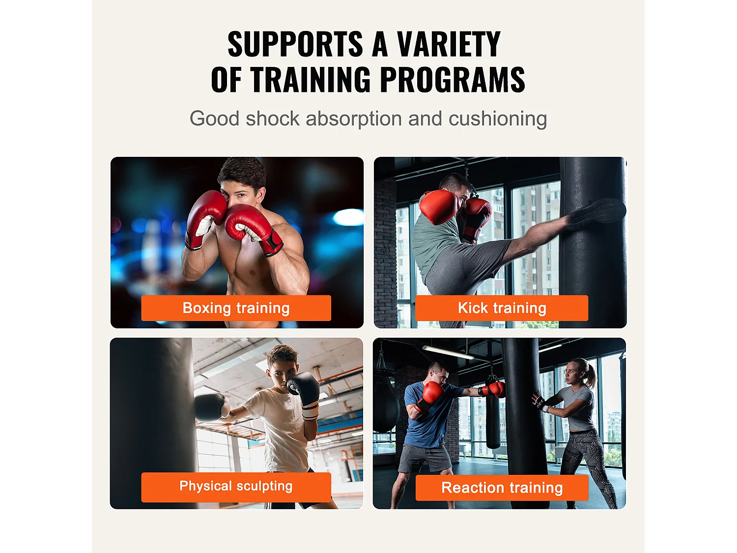 Saco de Pancada SucceBuy, Saco de Suspensão Durável em PVC Pesado de 1,2 m, para Exercício em Casa, Alívio do Estresse e Fitness