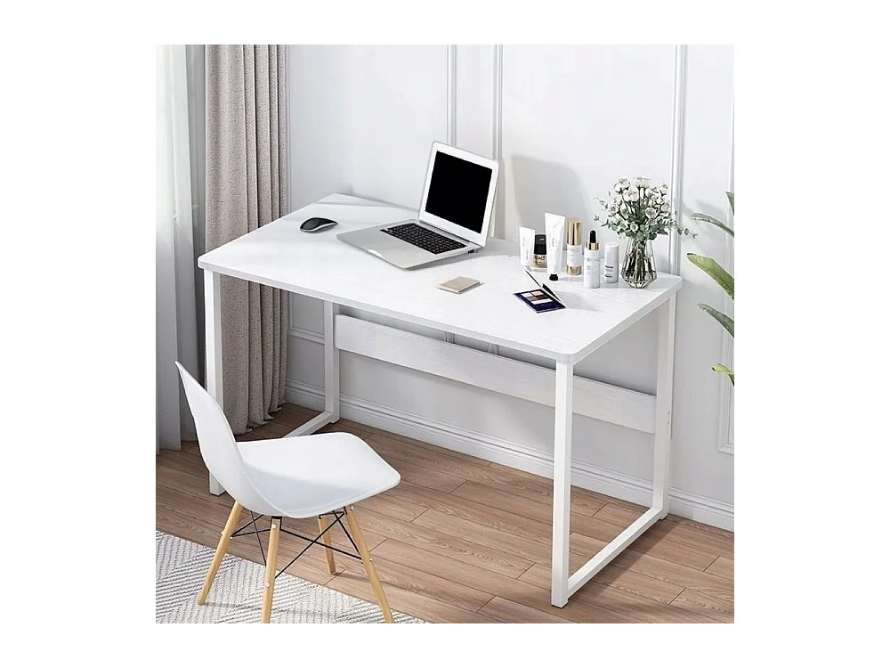 Scrivania bianca per computer portatile Tavolo per computer in stile scandinavo