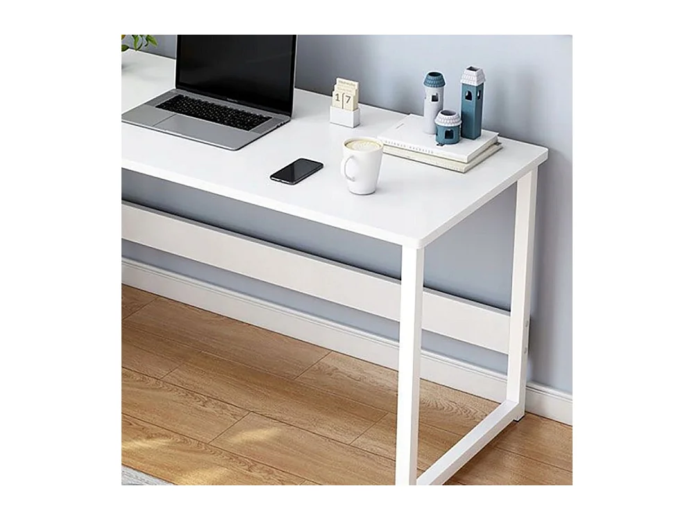 Scrivania bianca per computer portatile Tavolo per computer in stile scandinavo