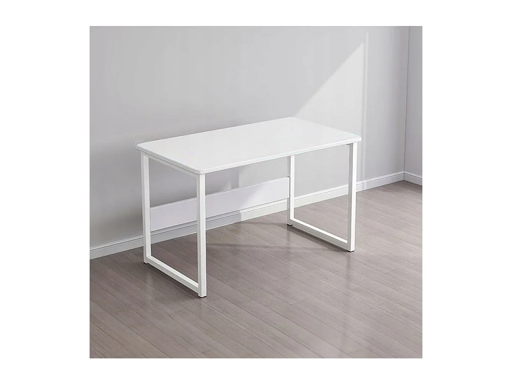 Scrivania bianca per computer portatile Tavolo per computer in stile scandinavo