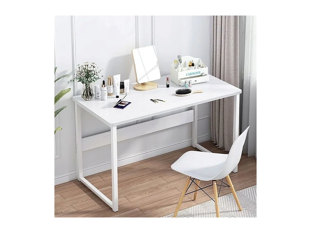 Scrivania bianca per computer portatile Tavolo per computer in stile scandinavo