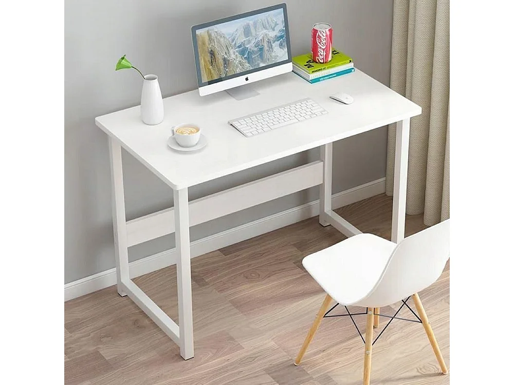 Wit computerbureau laptoptafel Scandinavische stijl