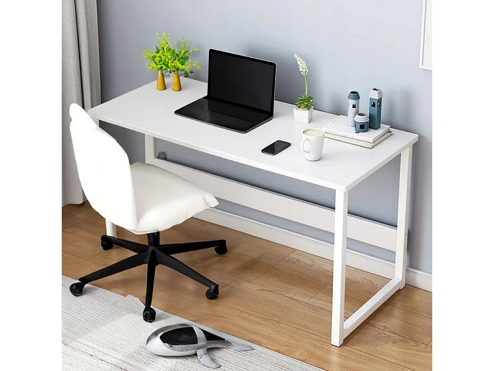 Wit computerbureau laptoptafel Scandinavische stijl