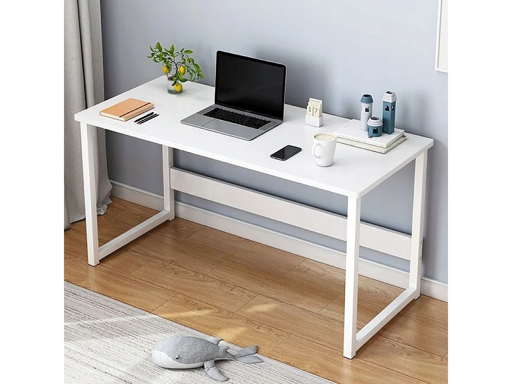 Wit computerbureau laptoptafel Scandinavische stijl