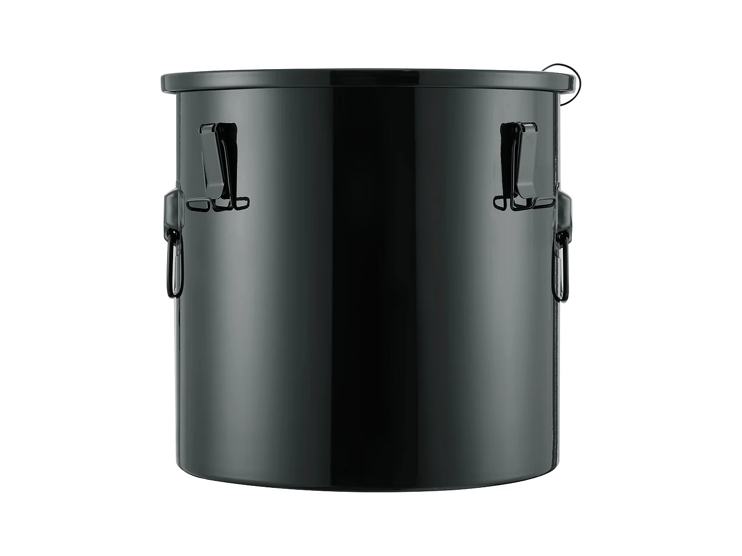 Seau à Graisse SucceBuy pour Friteuse,  30 L, Panier D'élimination de L'huile avec Sac Filtrant, Noir, Acier au Carbone avec Revêtement Antirouille