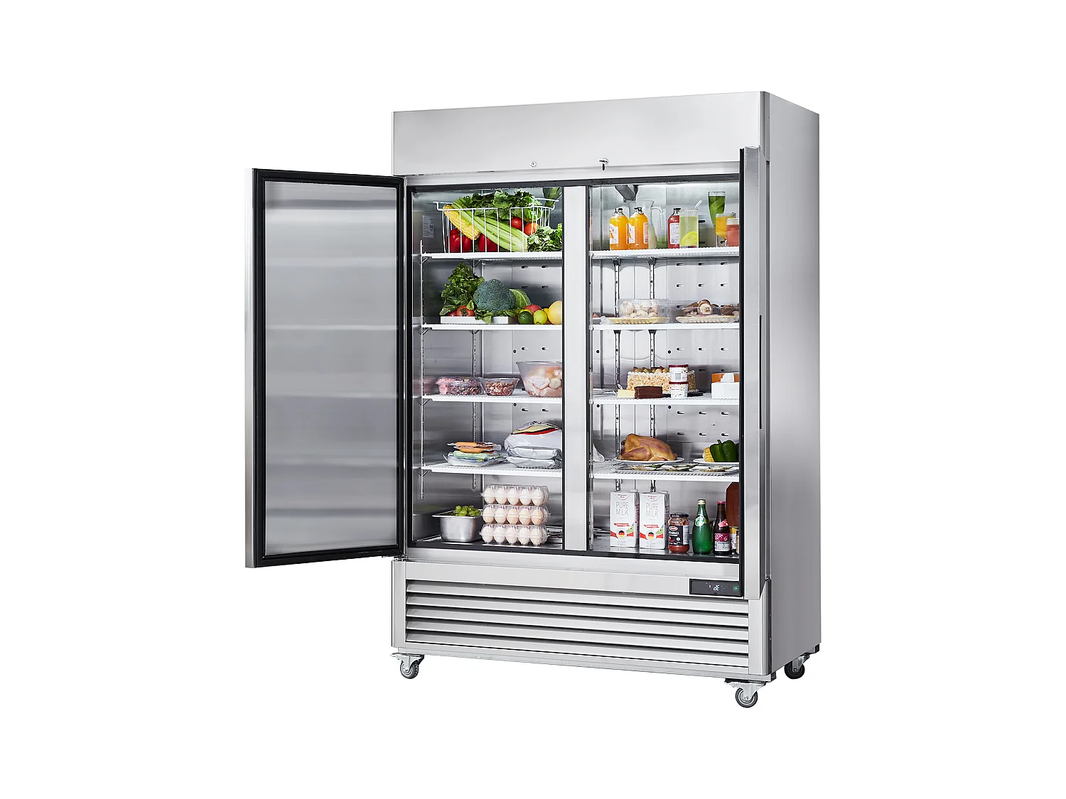 Congelador Comercial SucceBuy 1 100 L Vertical 2 Portas