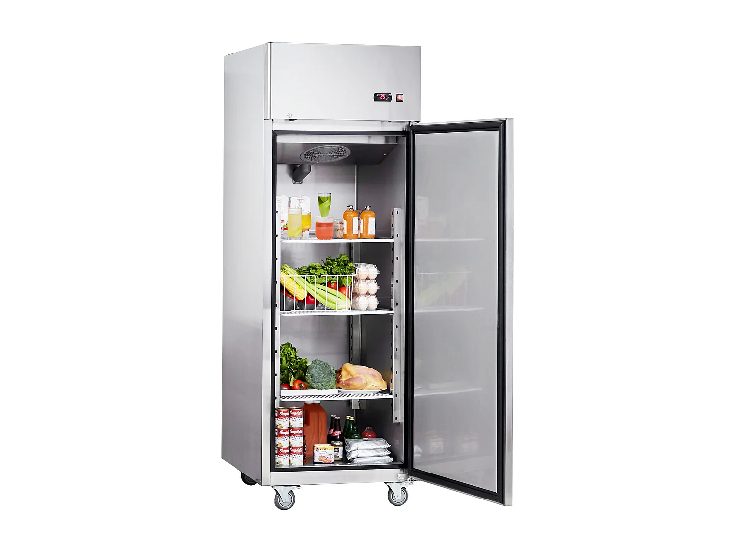 Congélateur Commercial SucceBuy de 570 L, Vertical, 1 Porte