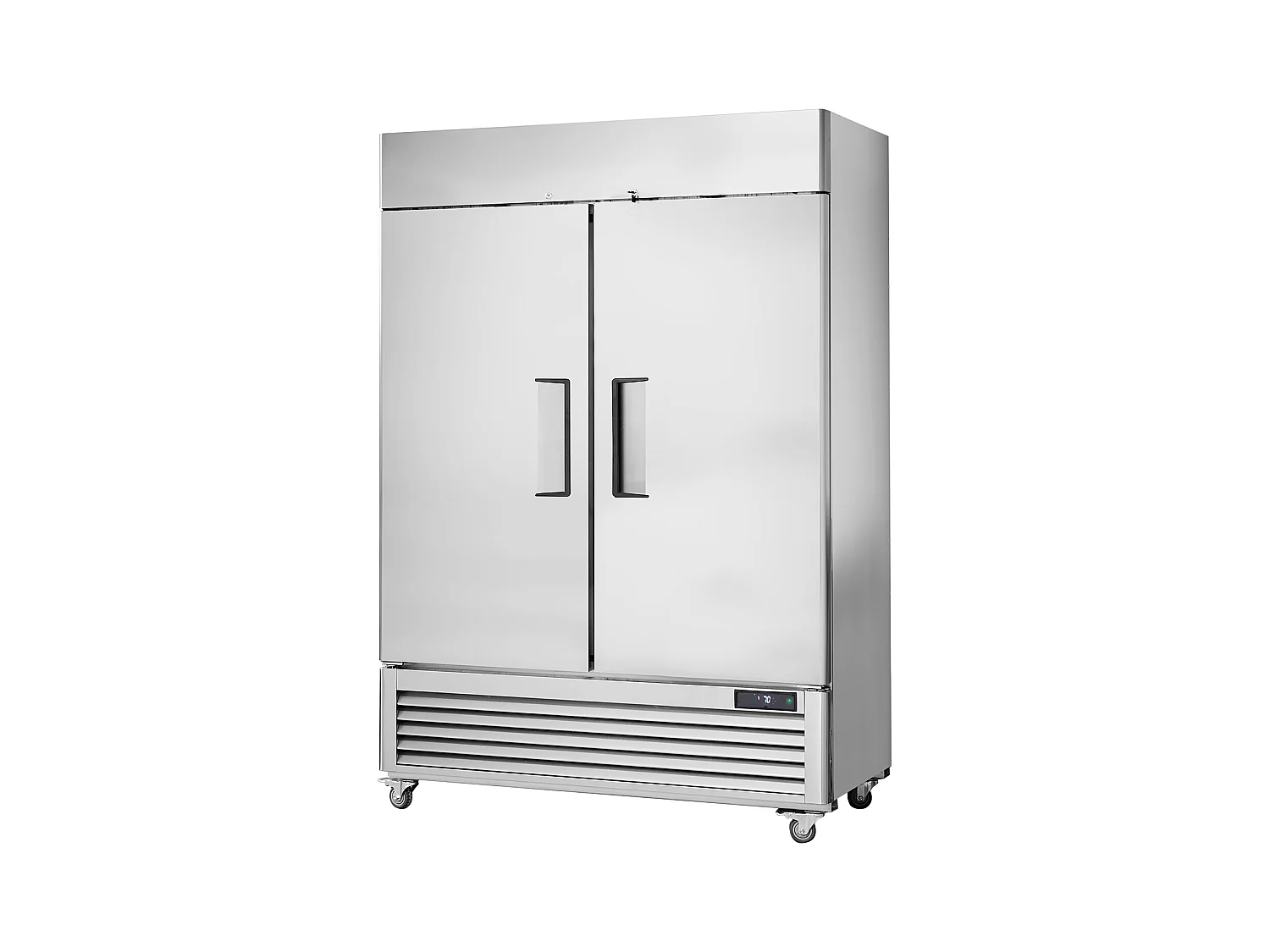 Congelador Comercial SucceBuy 1 100 L Armário Vertical 2 Portas 6 Prateleiras