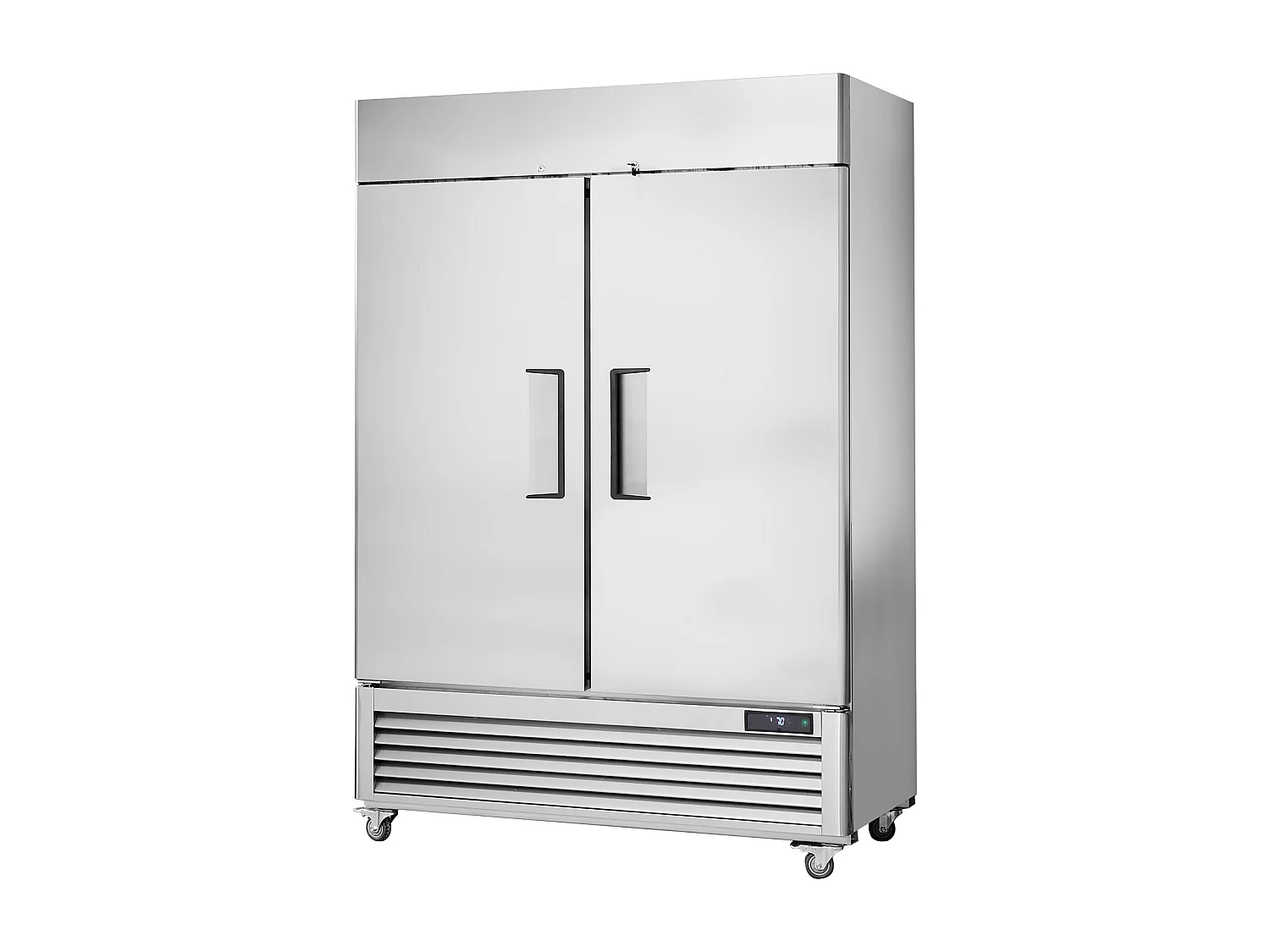 Congélateur Commercial SucceBuy 1100 L, Armoire Verticale, 2 Portes, 6 Tablettes