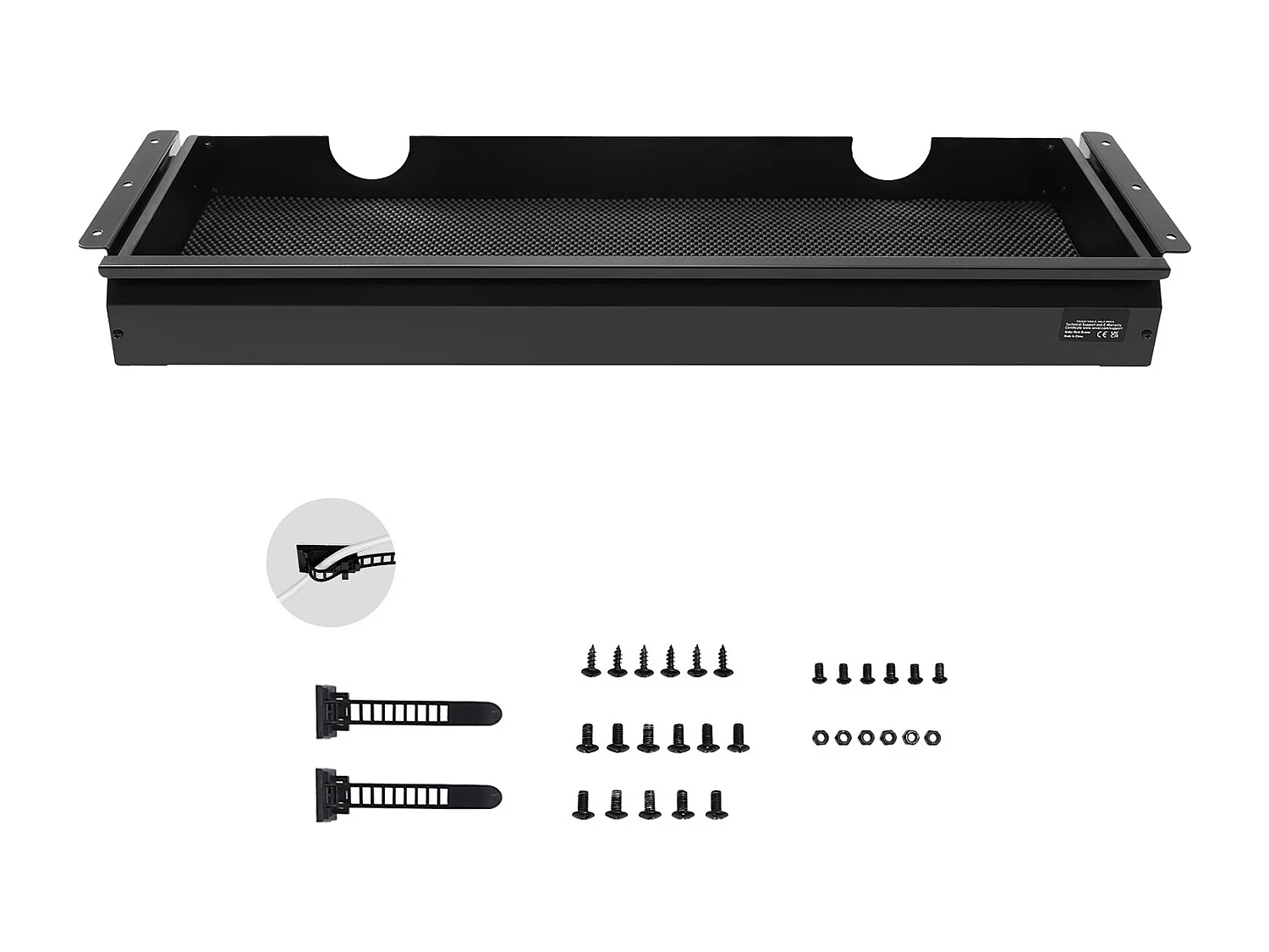 Organiseur de Tiroir SucceBuy Coulissant 84cm sous le Bureau Gain de Place pour le Bureau à Domicile