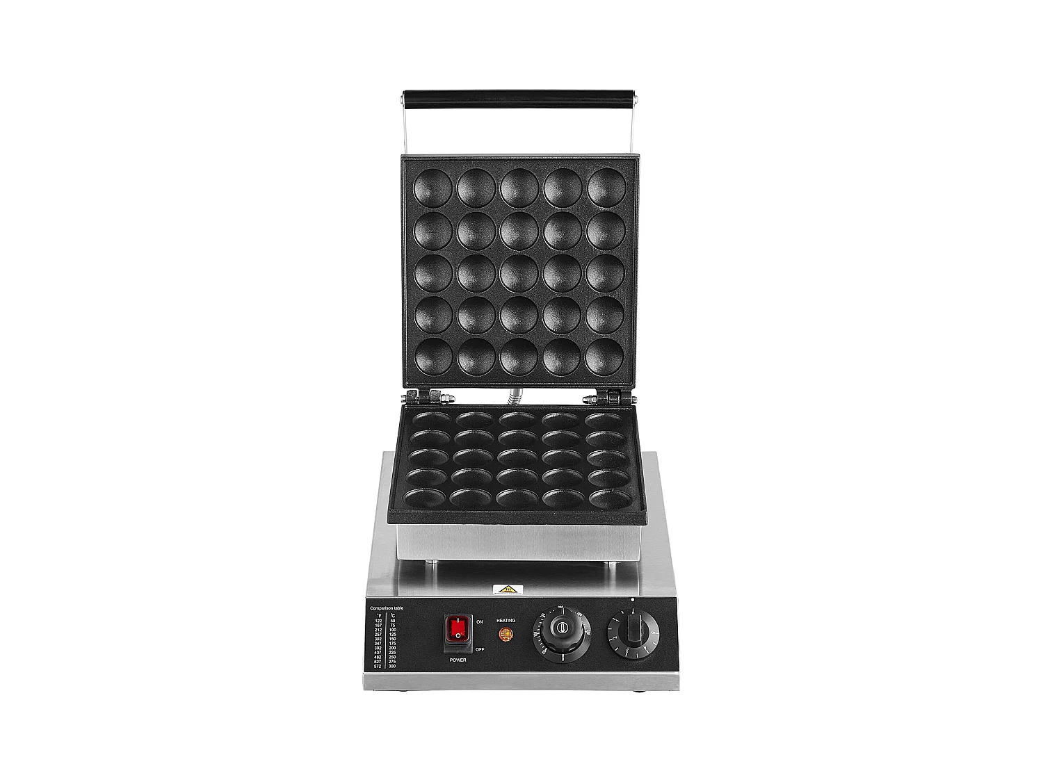 Gaufrier SucceBuy Lot de 25 Mini-Crêpières Hollandaises de 43 mm pour Boulangerie Commerciale Dorayaki 1700 W