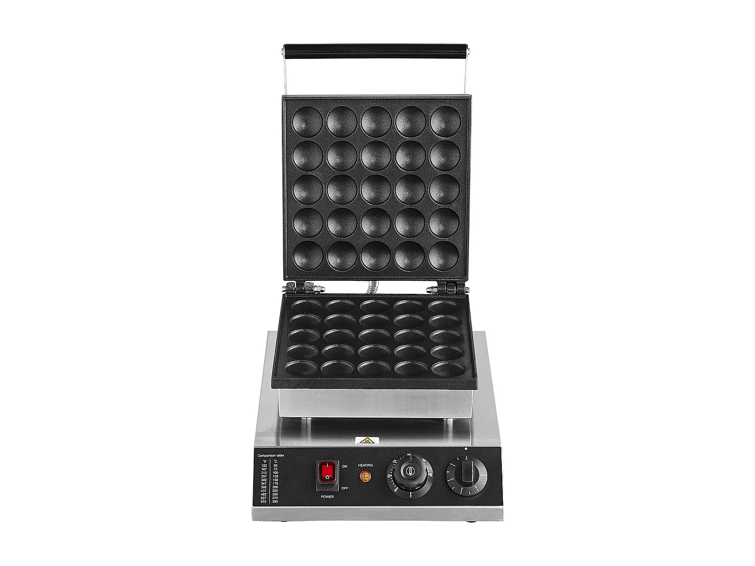 Waffeleisen SucceBuy Set aus 25 Mini-Holländischen Pfannkuchen 43 mm für Gewerbliche Bäckerei Dorayaki 1700 W