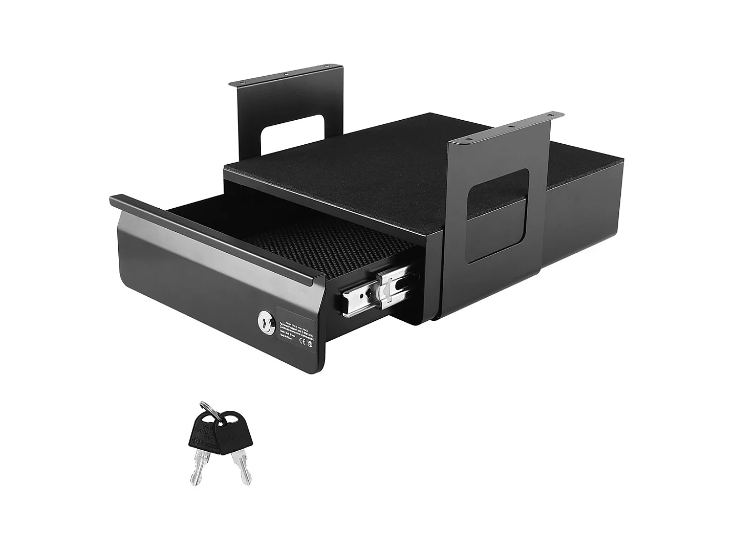 Organiseur de Tiroir SucceBuy Verrouillable sous le Bureau de 33 cm Coulissant pour le Bureau à Domicile