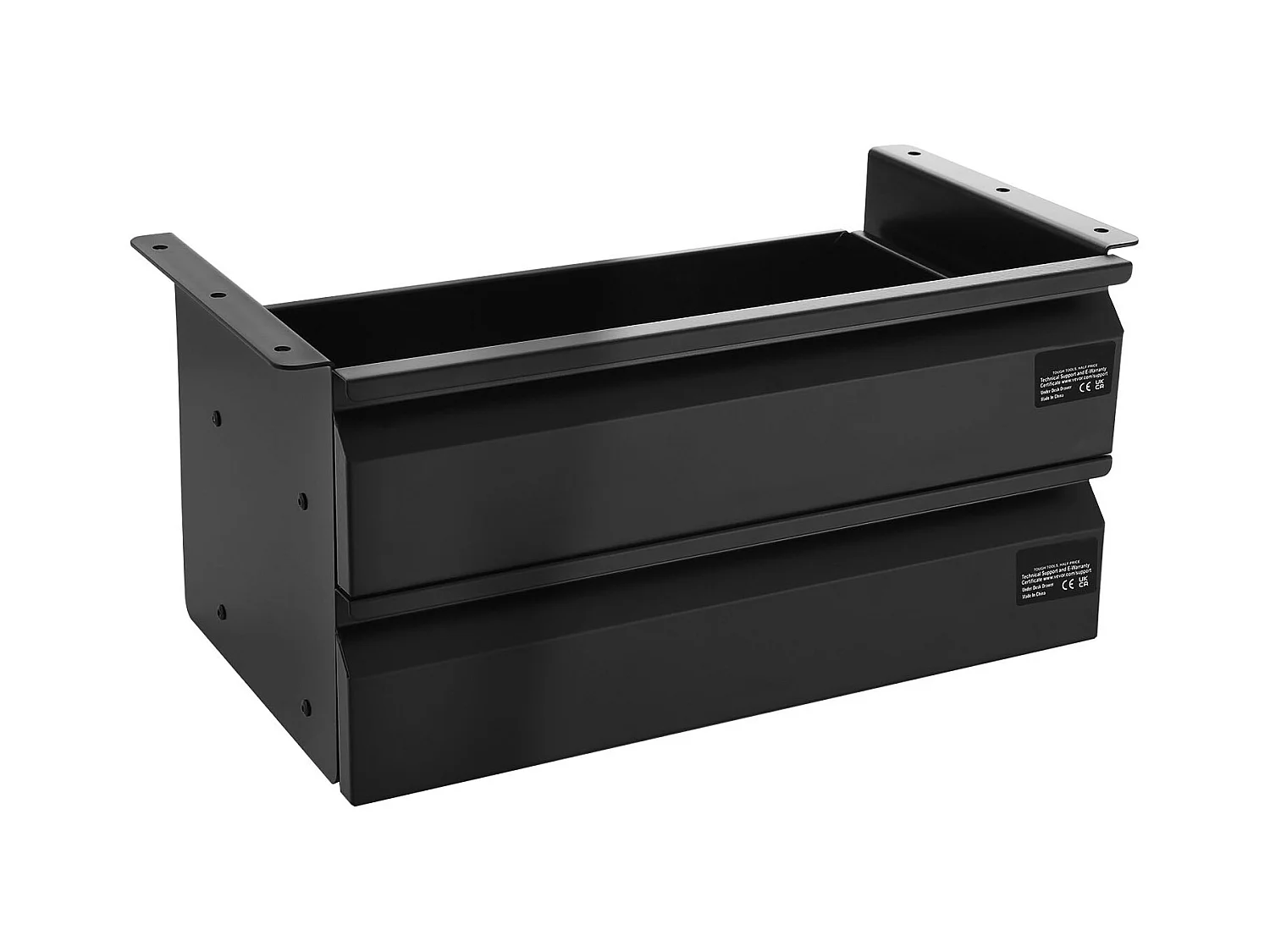 Organizer do Szuflad SucceBuy pod Biurko 40 cm Wsuwany Oszczędzający Miejsce, Ukryty Organizer do Przechowywania z 2 Poziomami