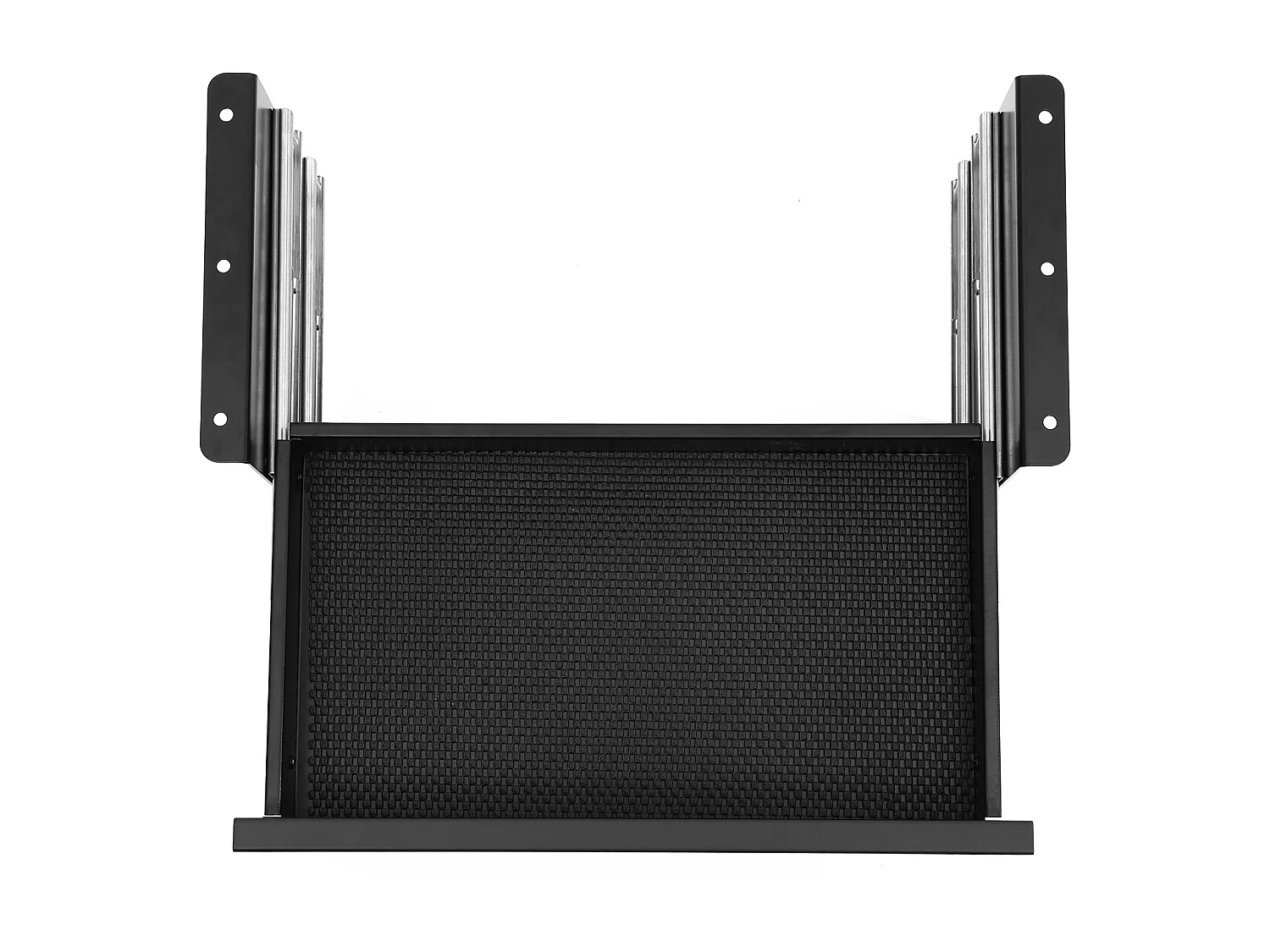 Organiseur de Tiroir SucceBuy sous le Bureau 40 cm Coulissant Gain de Place, Organiseur de Rangement Dissimulé à 2 Niveaux