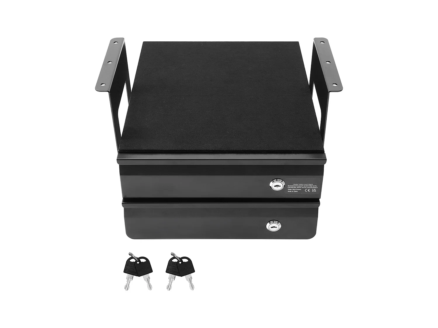 Schubladen Organizer SucceBuy Verriegelbar von 33 cm unter dem Schreibtisch Ausziehbar Organizer für Zuhause