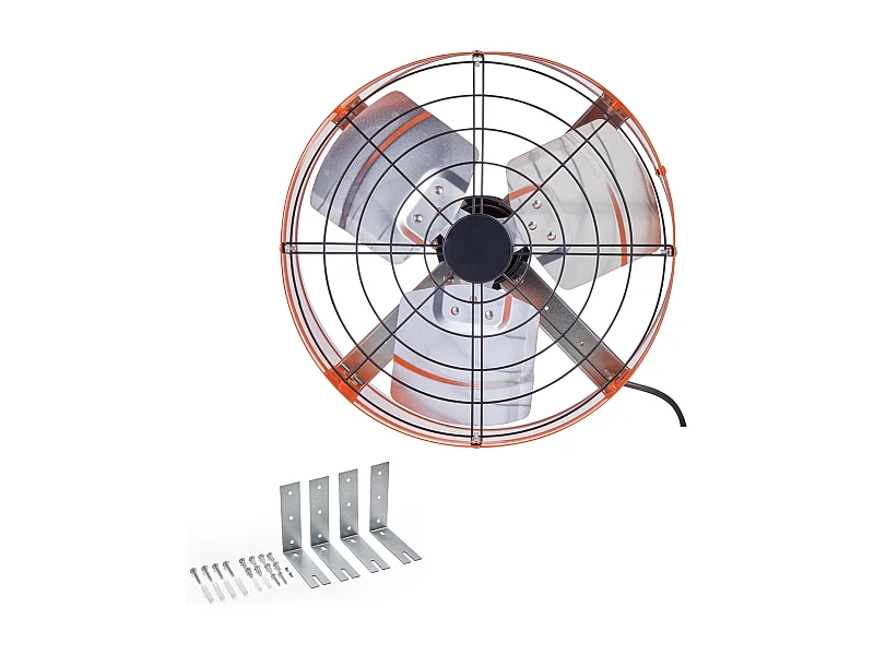 Tandwiel Ventilator SucceBuy 38cm Zolder Afzuigventilator van 1650 CFM met Instelbare Thermostaat
