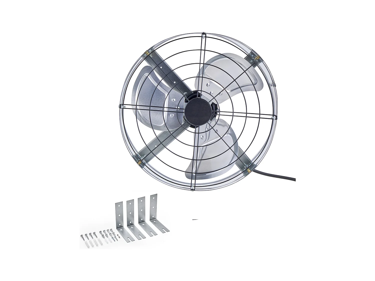 Ventilateur à Tambour SucceBuy 76cm Haute Vitesse 3 Vitesses 13000CFM pour Entrepôt