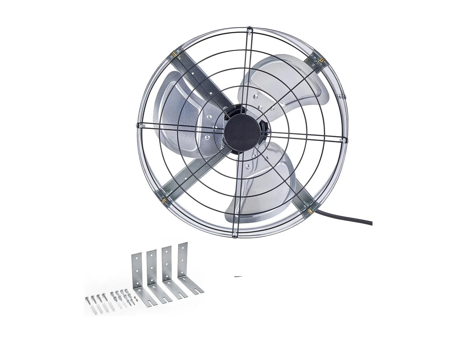 Ventilateur à Tambour SucceBuy 76cm Haute Vitesse 3 Vitesses 13000CFM pour Entrepôt