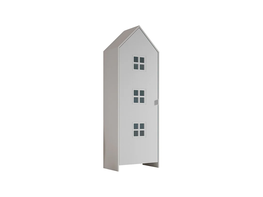 Armoire Enfant Maison "Casami Bruges" 171cm Blanc