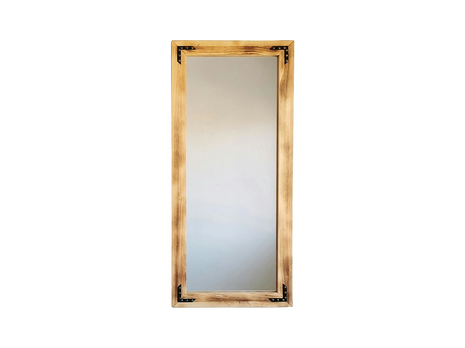 Miroir mural en bois clair - format vertical HILO