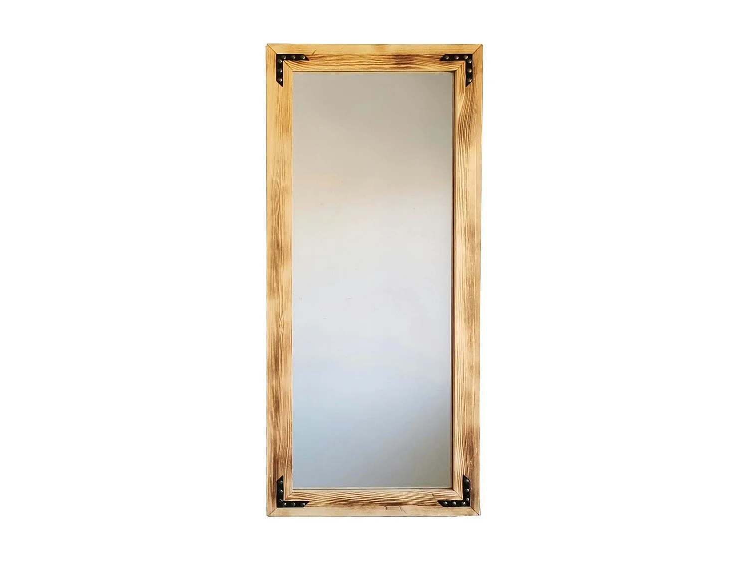 Miroir mural en bois clair - format vertical HILO