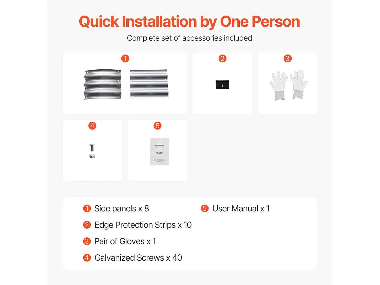 Jardinière Surélevée en Métal SucceBuy Lit de Jardin Surélevé 121.92 x 60.96 x 30.48 cm, Jardinière d'Extérieur Galvanisée en Argent