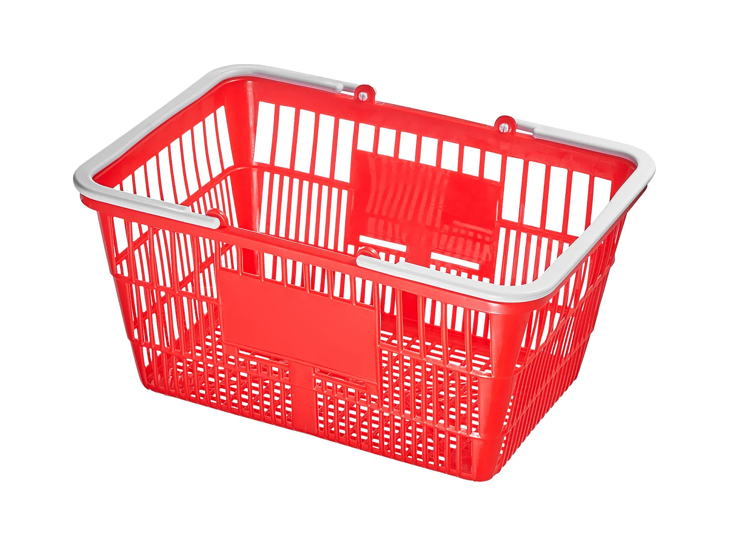 Paniers à Provisions SucceBuy, 12 Pièces, 21 L Rouge avec Poignée et Support