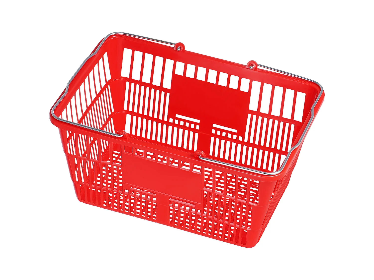 Voorraadkorbjes SucceBuy, 12 Stuk, 21 L Rood met Handgreep en Metaal Ondersteuning