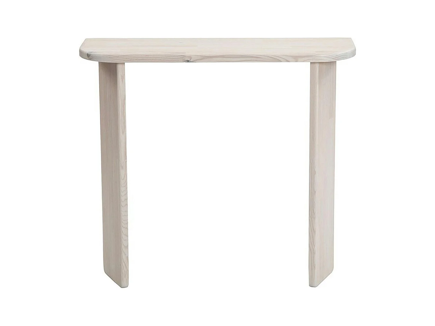 Console d'entrée moderne en bois blanc SITIA