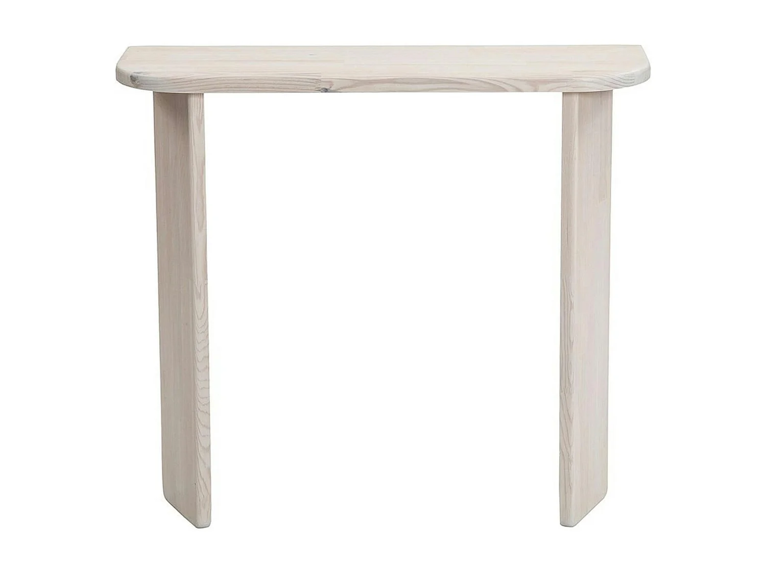 Console d'entrée moderne en bois blanc SITIA