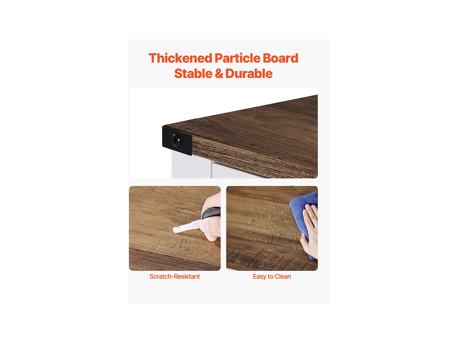 Meuble de Bar à Café SucceBuy, 80 x 35 x 88 cm, 3 Niveaux avec Portes Aimantées