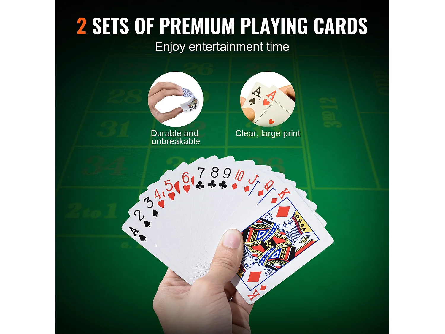 Mallette de Poker, SucceBuy Lot de 500 Jetons de Poker avec Étui en Aluminium, Cartes, Jetons de 11.5 g