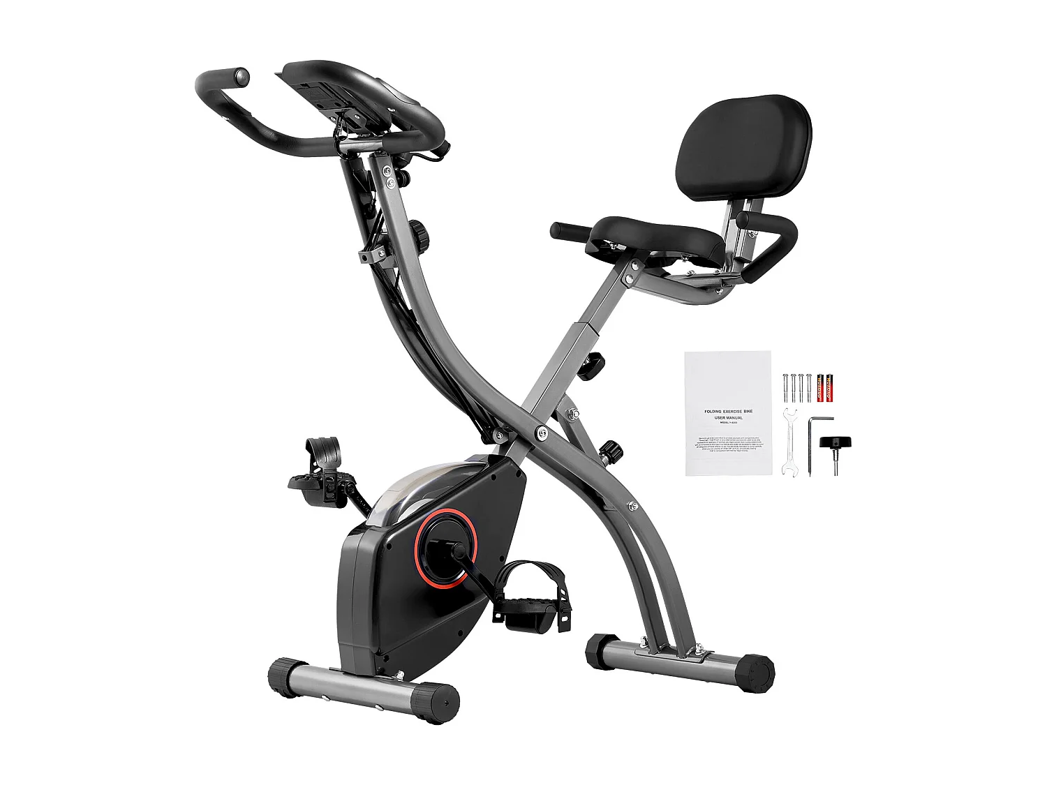 Vélo d'Appartement, SucceBuy Vélo d'Exercice Pliable pour Entraînement à Domicile