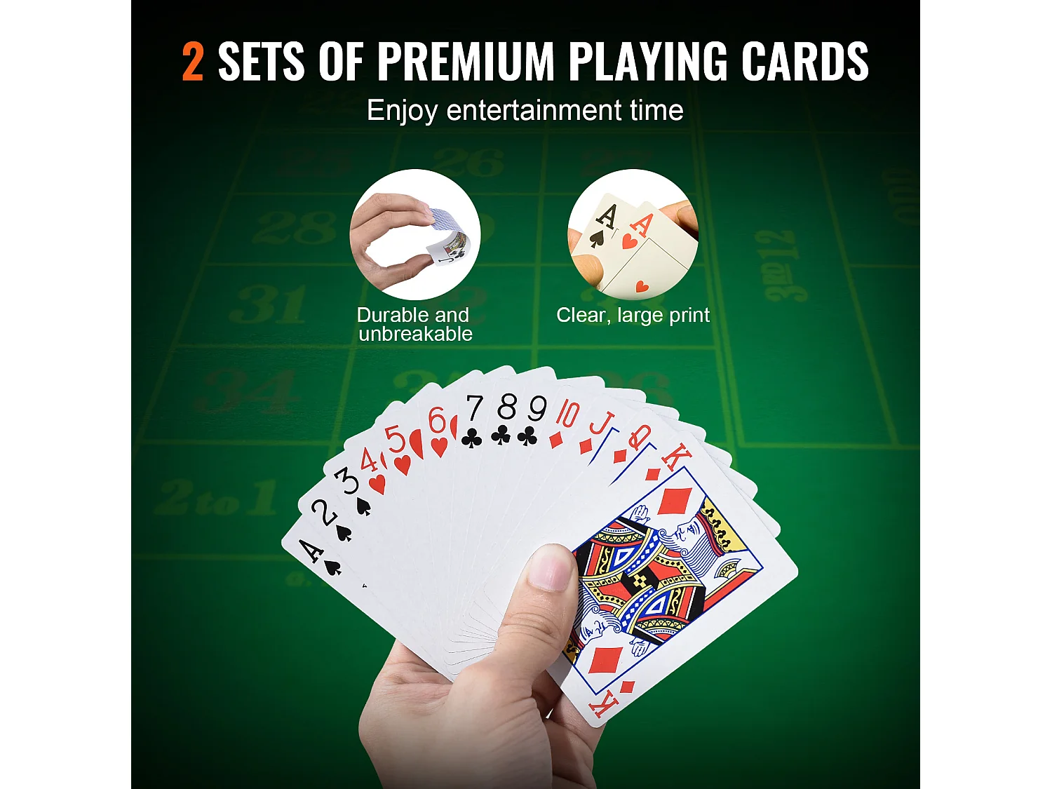 Custodia da Poker, SucceBuy Set di Fiches da Poker da 300 Pezzi con Custodia in Alluminio, Carte, Fiches da 11,5 g