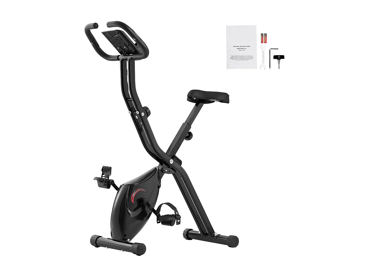 Vélo d'Appartement, SucceBuy Vélo d'Exercice Pliable pour Salle de Sport à Domicile