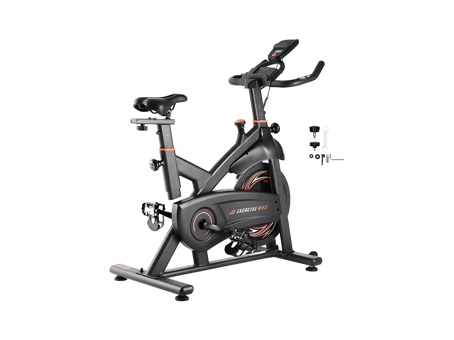 Vélo d'Appartement, SucceBuy Vélo d'Exercice avec Résistance Magnétique pour le Cyclisme en Salle