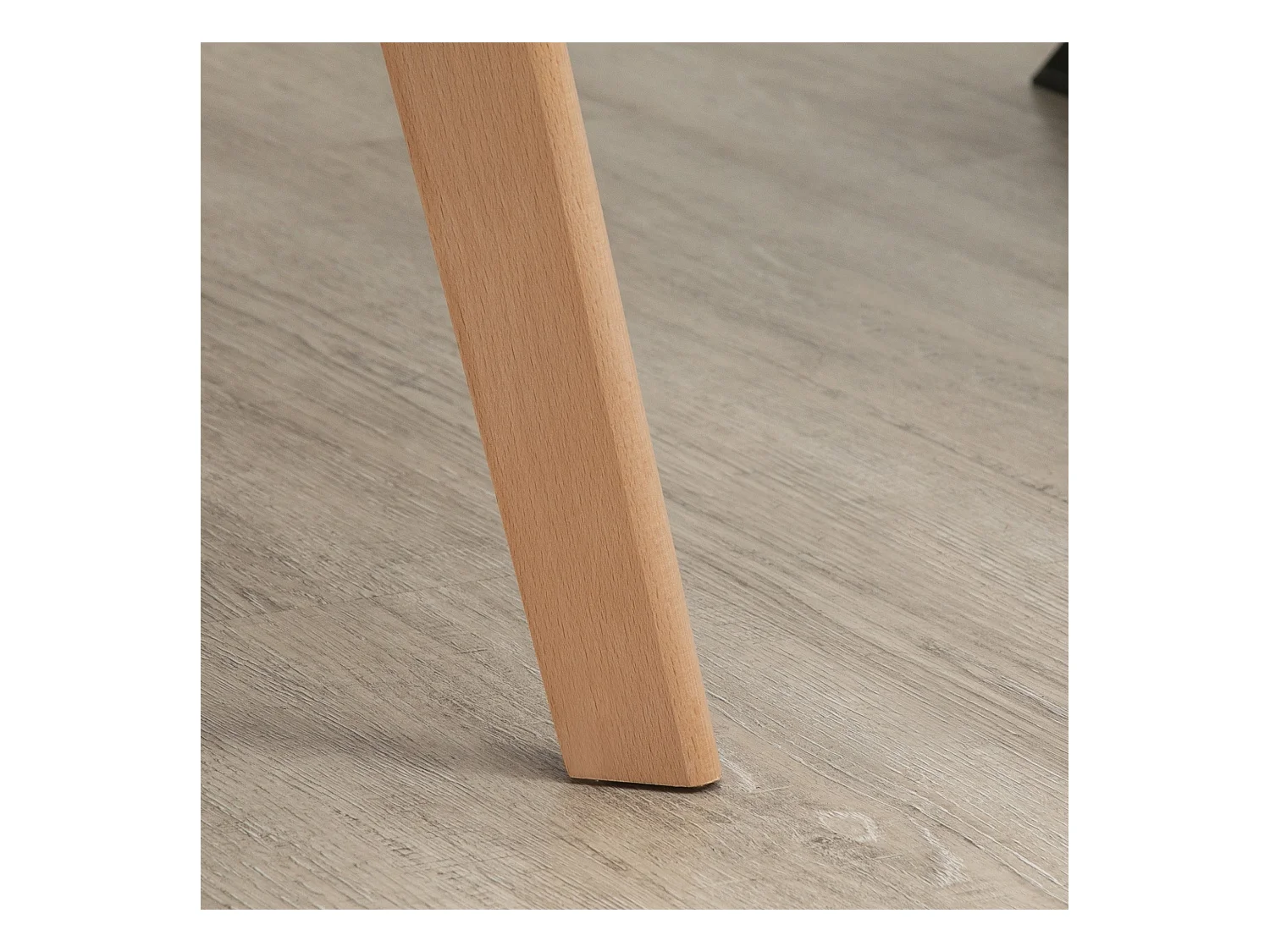 Lot de 2 chaises avec accoudoirs en velours noir, pieds en bois naturel