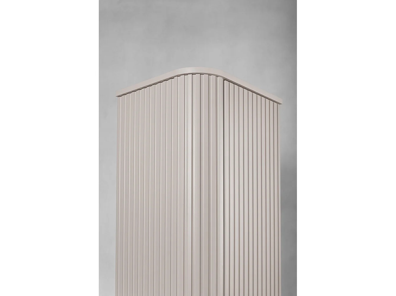 ELEGANCE Szafka wisząca słupek łazienkowy ryfle 31,5 x 35,5 x 139 cm kaszmir
