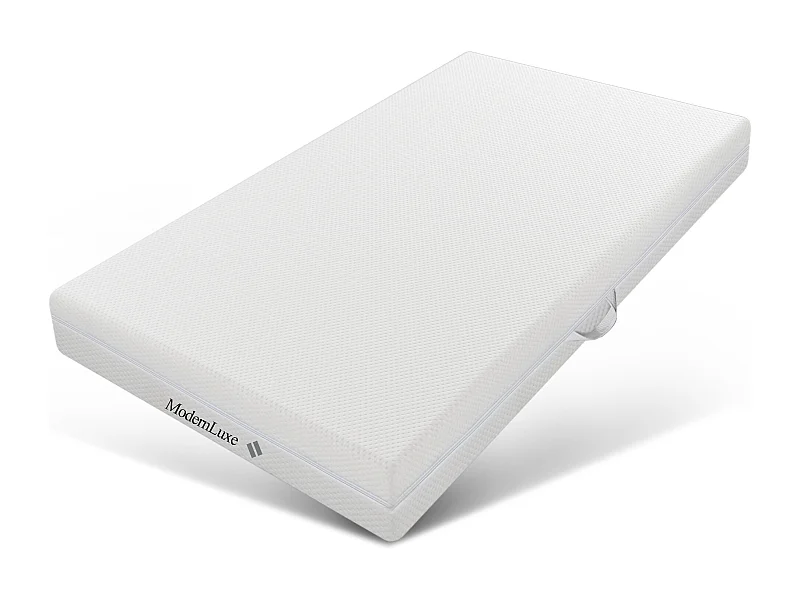 Matras 90x200cm HR-schuim 7 zones 20cm dik, afneembare hoes